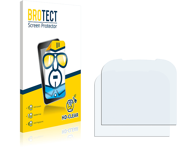 BROTECT 2x klare Motorola i475) + Clutch Schutzfolie(für