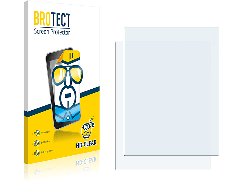 BROTECT 2x klare Schutzfolie(für PocketBook Touch Lux 2)