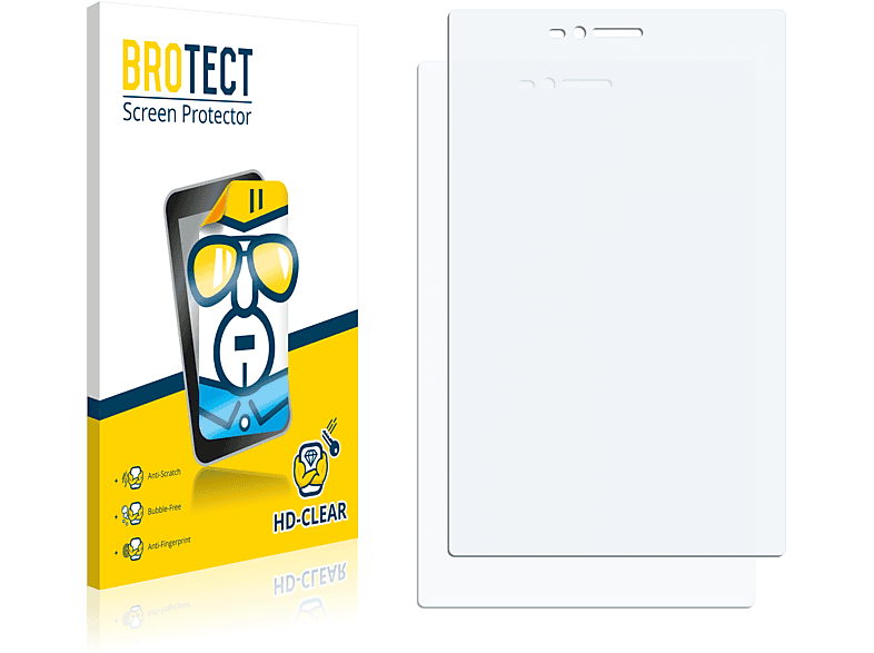 BROTECT 2x klare Schutzfolie(für Prestigio MultiPad 4 Diamond 7.0)