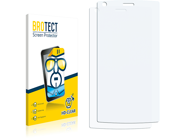 klare Doogee X5 Pro) BROTECT 2x Max Schutzfolie(für