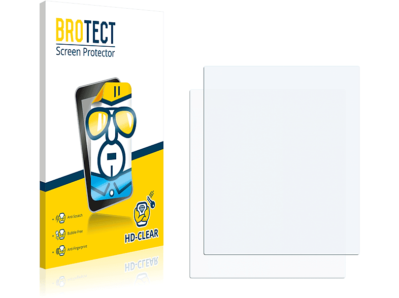 BROTECT 2x klare Schutzfolie(für 2016) Lezyne GPS Mini