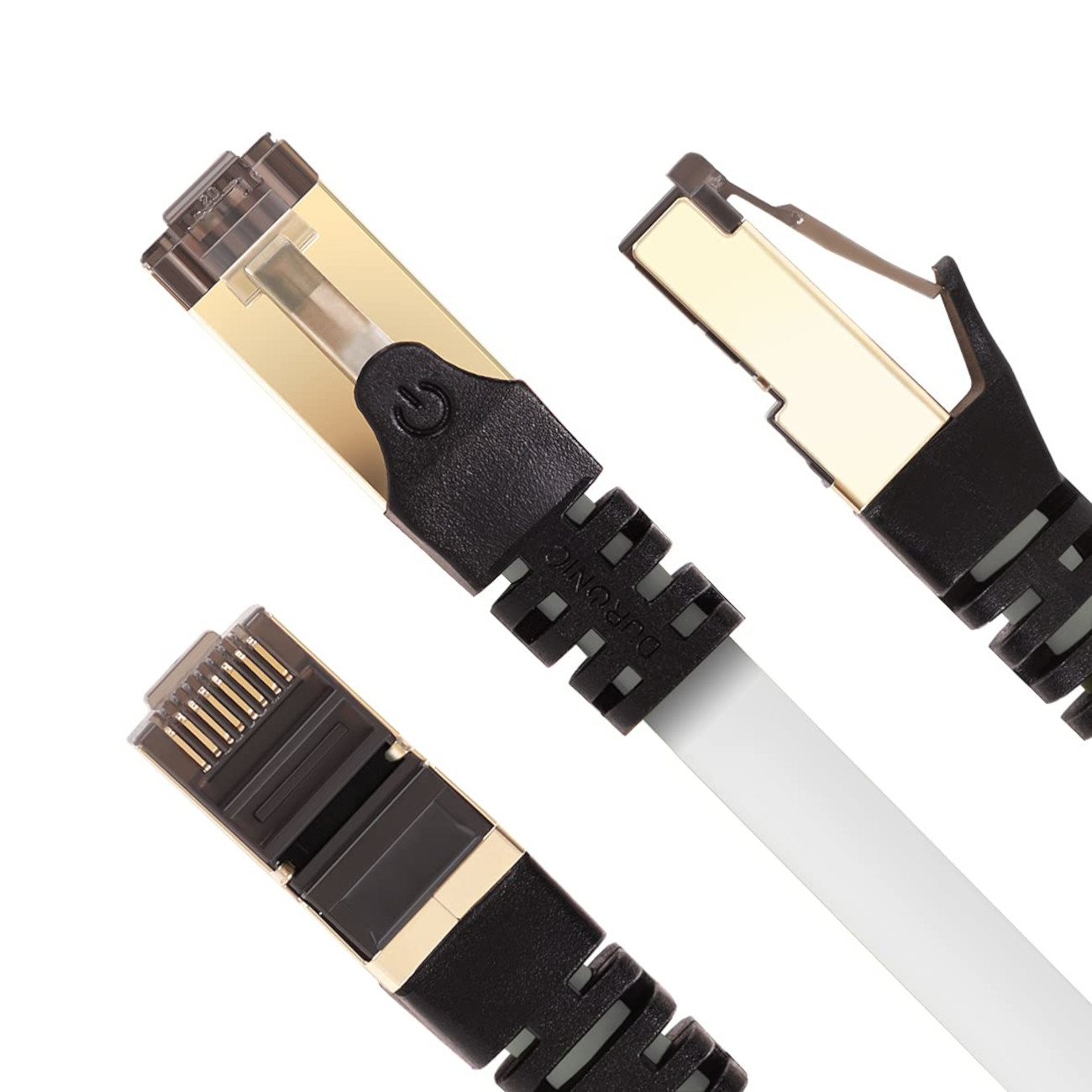 DURONIC CAT8 WE 2m Patchkabel Ethernetkabel für MB/s Netzwerkkabel, Router | RJ45 | | Lankabel und 5.000 Konsole, m 2