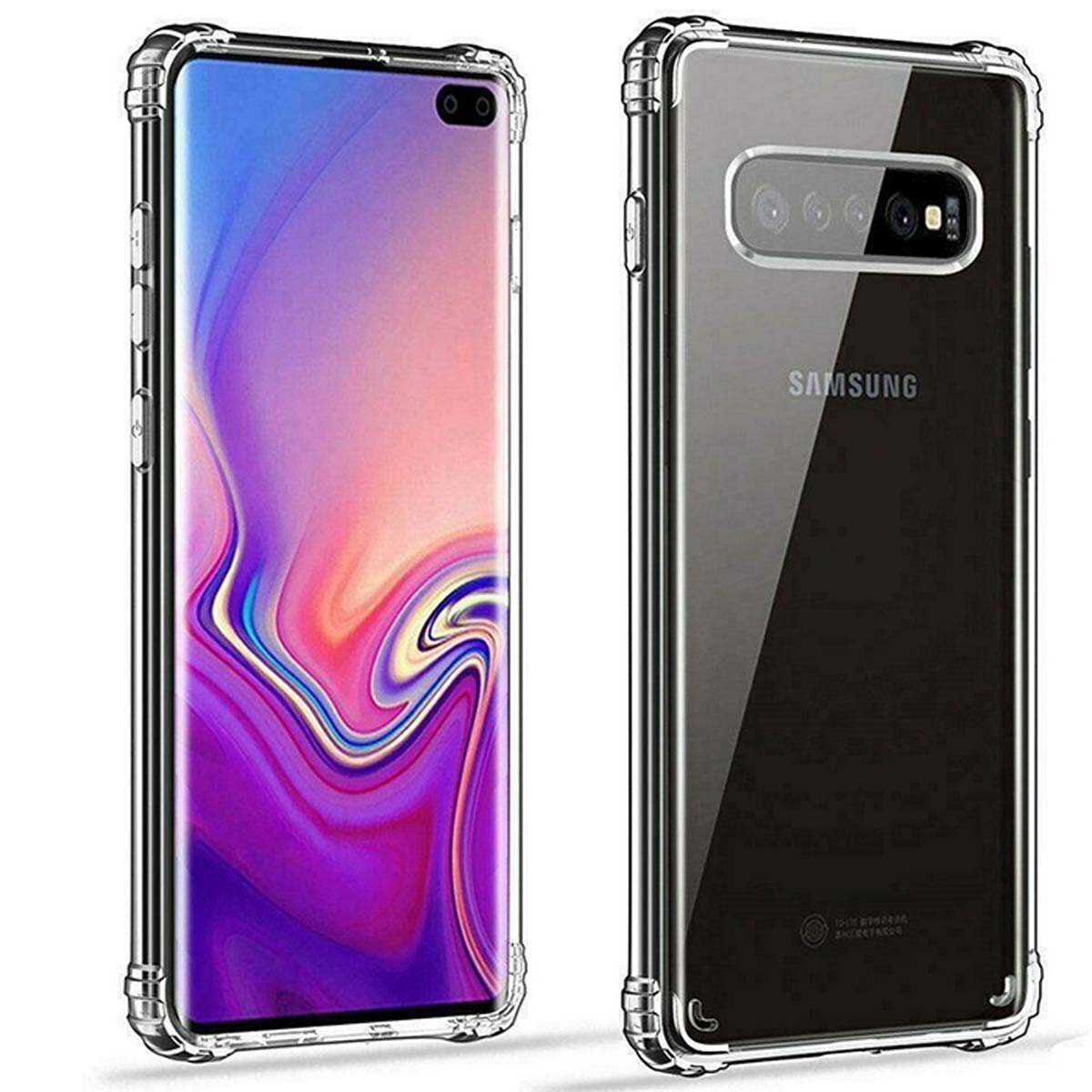 VIVANCO Galaxy Backcover, Samsung, 61258, S10+, Transparent