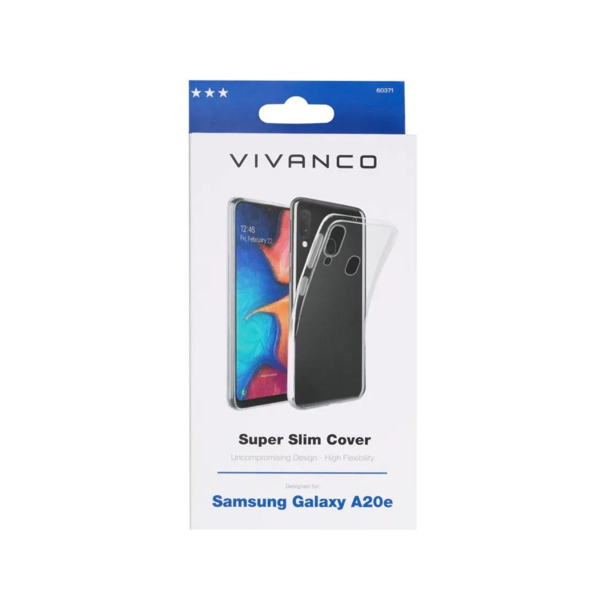 Galaxy A20E, 60371, Backcover, Transparent VIVANCO Samsung,