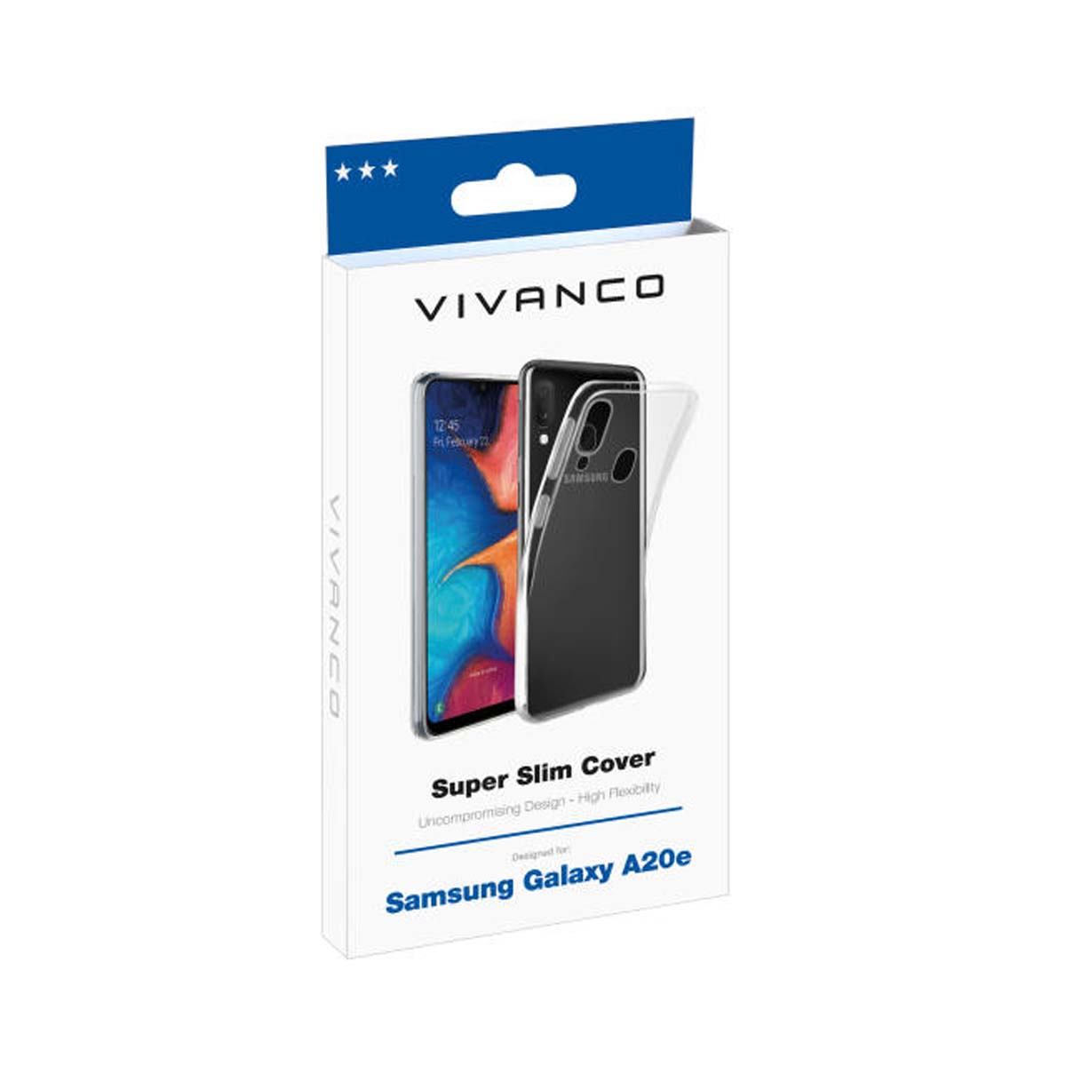 Galaxy A20E, 60371, Backcover, Transparent VIVANCO Samsung,