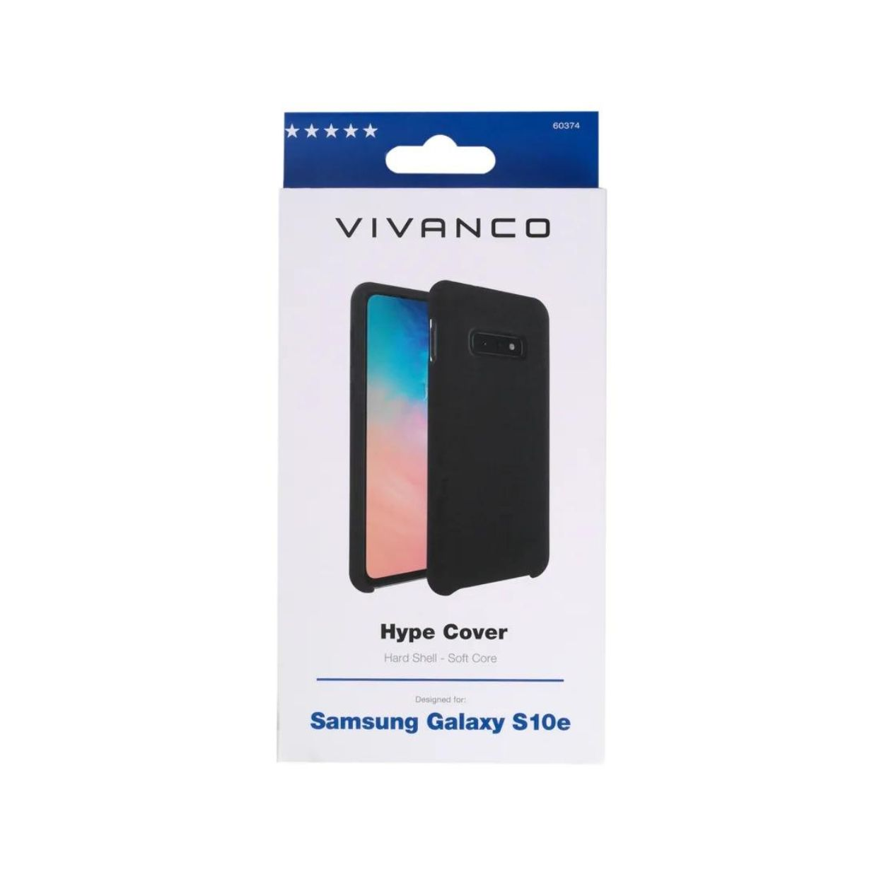VIVANCO 60374, Samsung, Backcover, Galaxy Schwarz S10e