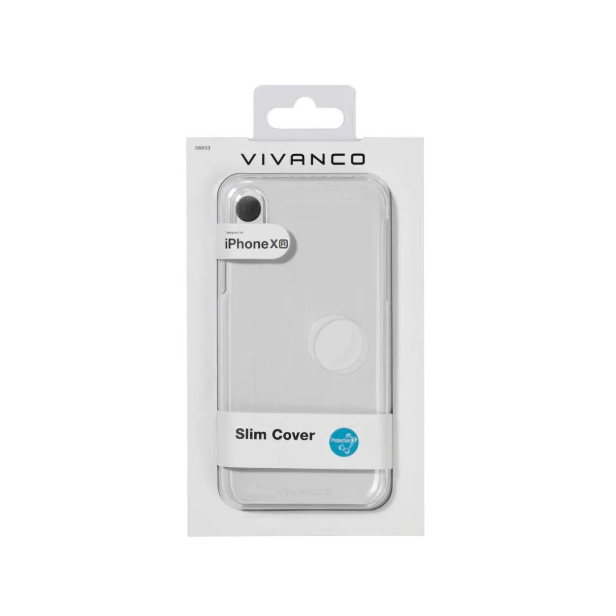 Backcover, Xr, VIVANCO iPhone Apple, 38833, Transparent