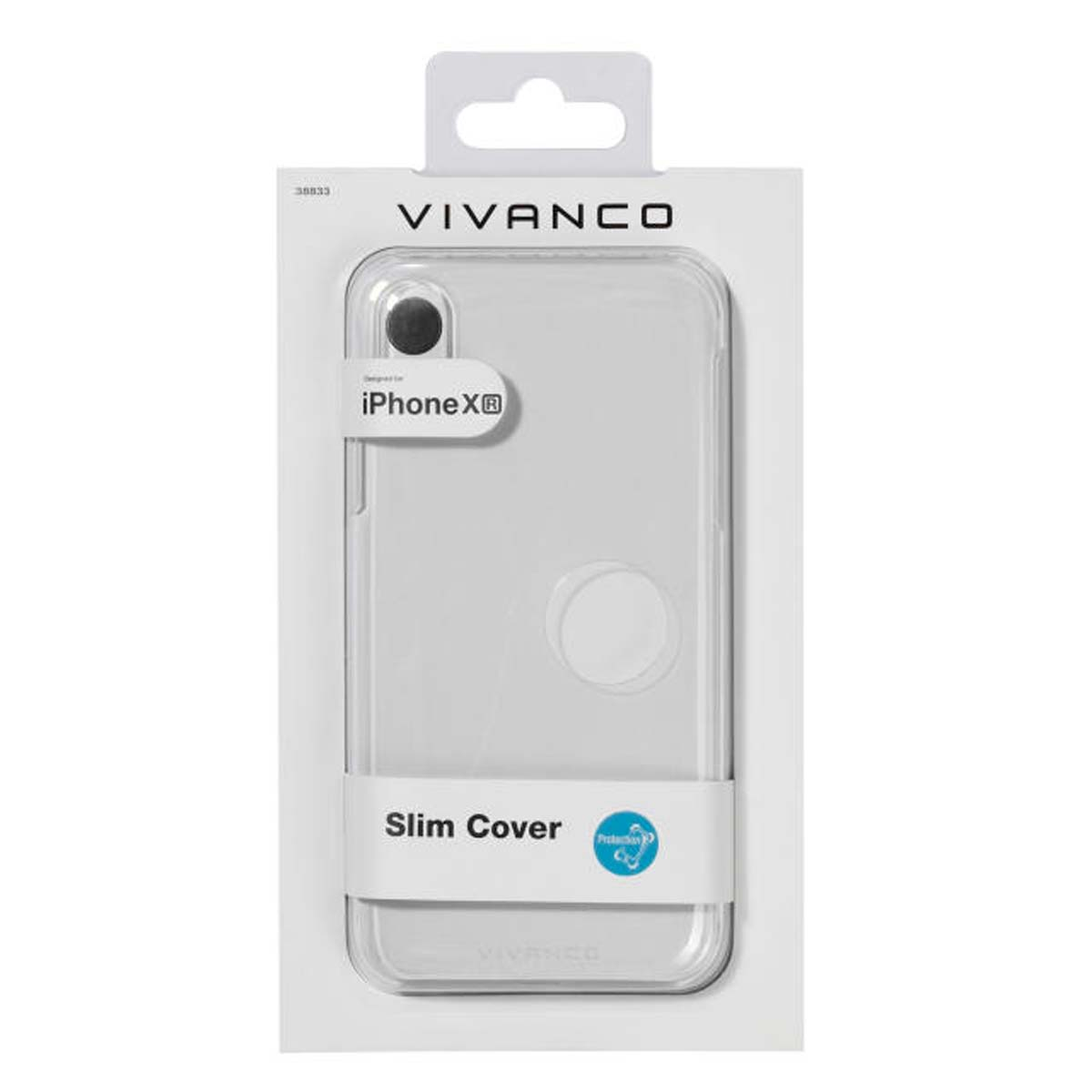 VIVANCO 38833, Backcover, Transparent Apple, Xr, iPhone