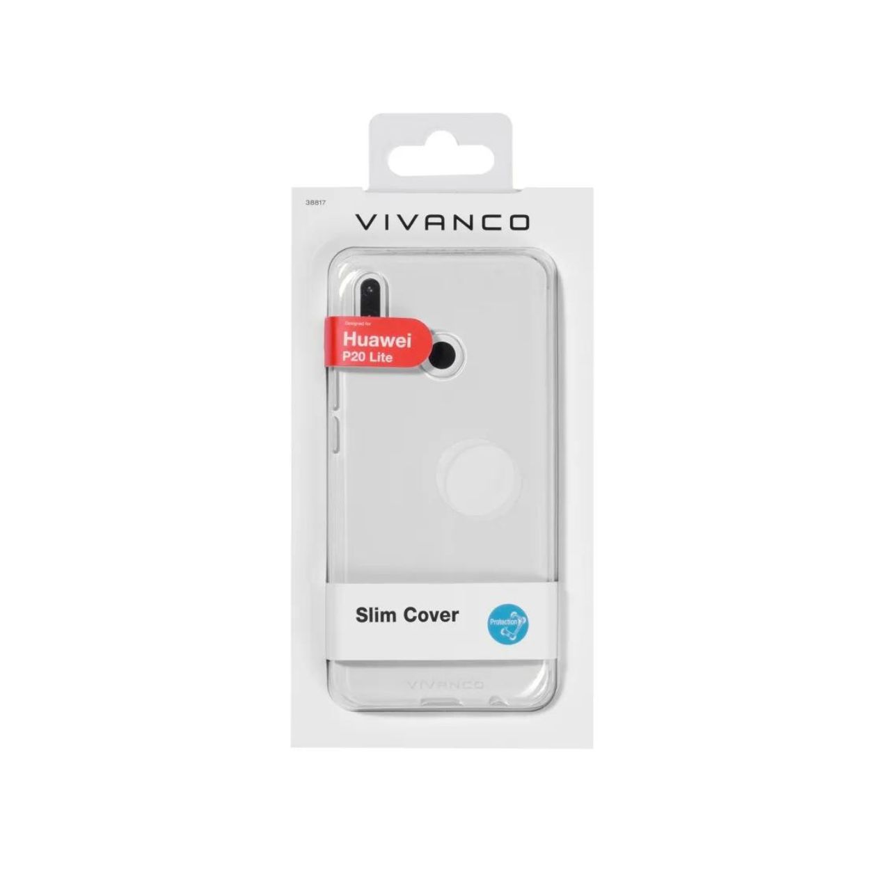 VIVANCO 38817, Lite, P20 Backcover, Transparent Huawei