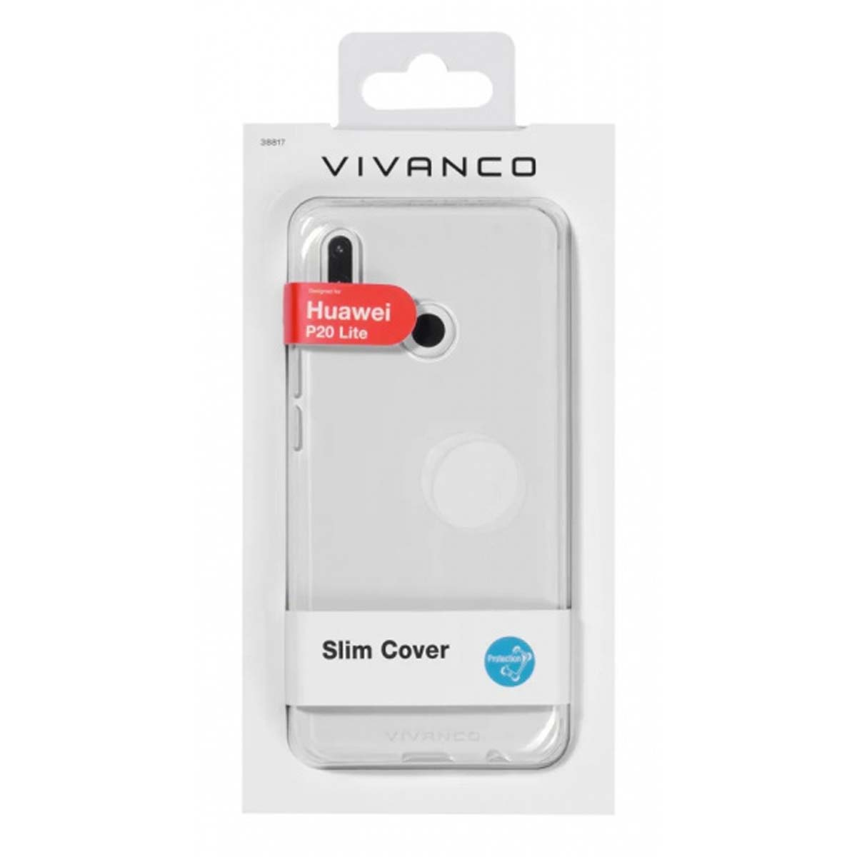VIVANCO 38817, Backcover, Huawei, Lite, Transparent P20