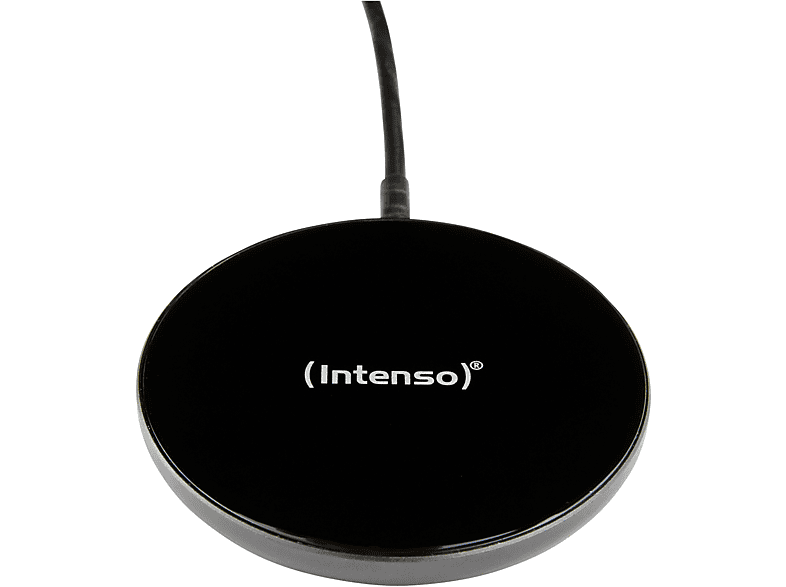 INTENSO Magnetic Wireless Charger MB1 Magnetisches Induktionsladepad Apple, Schwarz