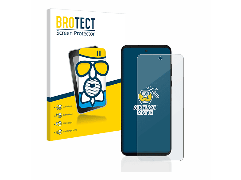 BROTECT Airglass 2022) Moto Schutzfolie(für Motorola Power G matte