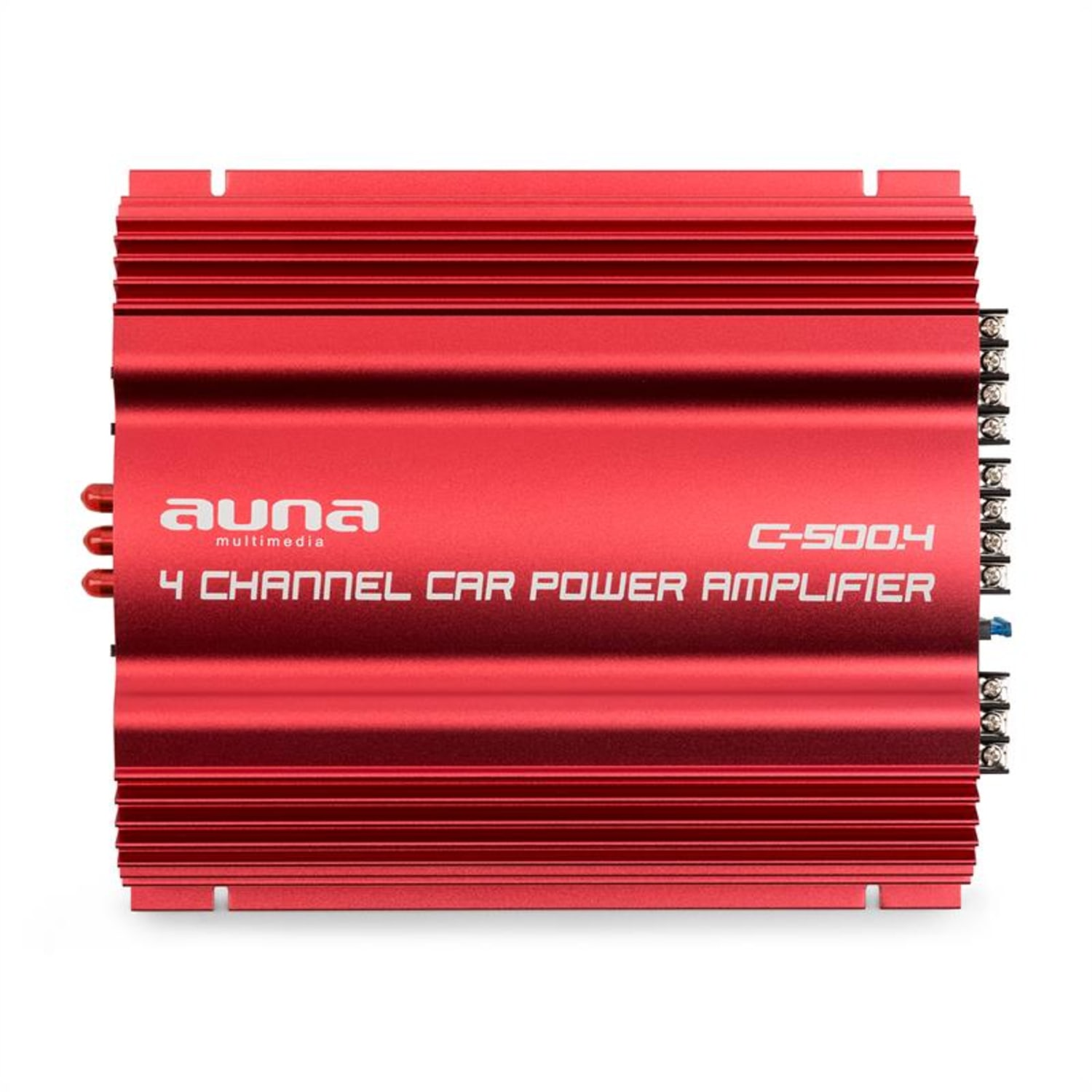 AUNA C500.4 Verstärker (4Kanäle, 65 Rot) Wattpro Kanal