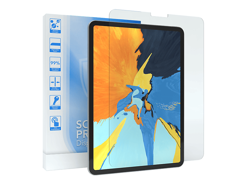 Pro Apple EAZY Display für 2018) iPad CASE Glasfolie 11\