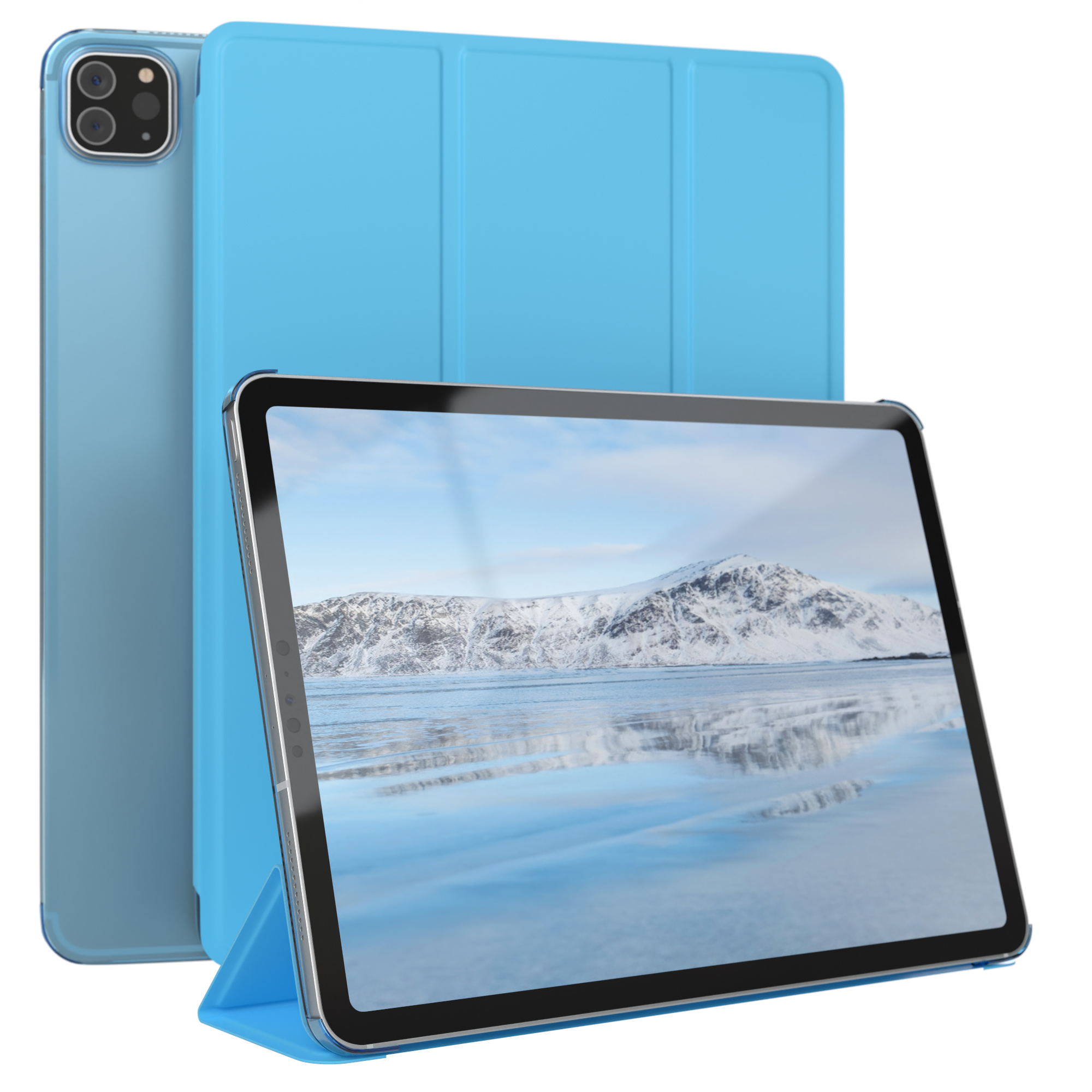 EAZY CASE Smart Case für 2. Hellblau Apple 4. Tablethülle 1. iPad Pro 3. 11\