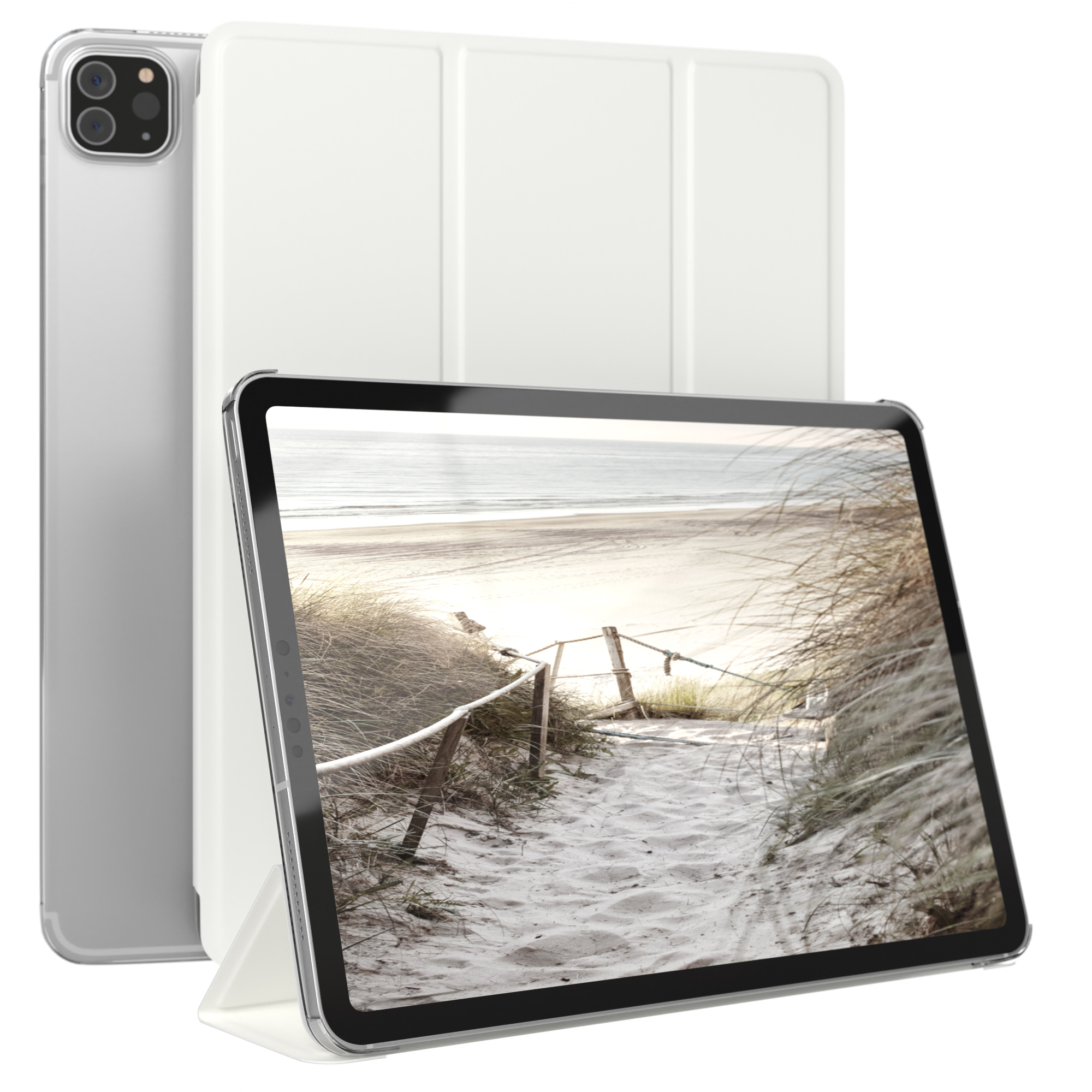 EAZY CASE 3. Weiß iPad für 1. Bookcover Tablethülle Case Generation 2. 11\