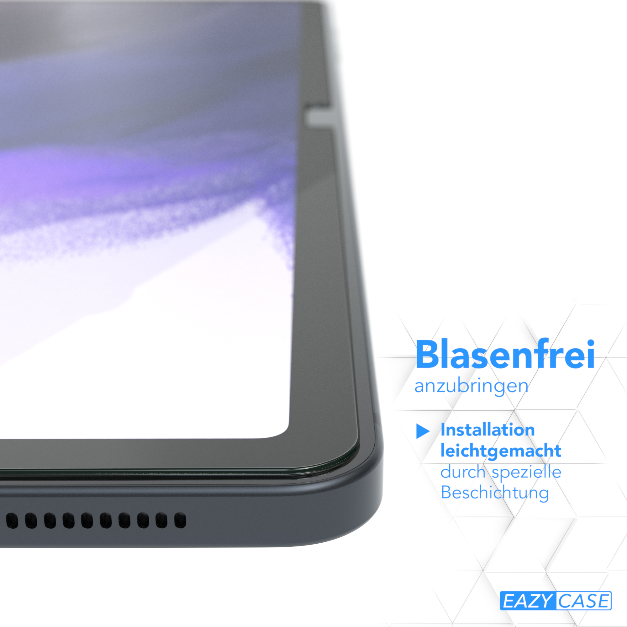 S7 Samsung Galaxy Display / Schutzfolie FE Glasfolie CASE Tab 5G) EAZY Displayschutzglas(für für