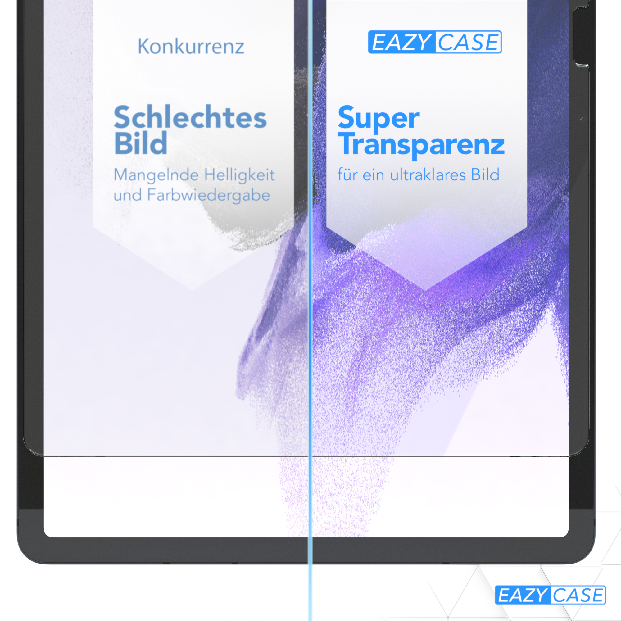 CASE FE EAZY Displayschutzglas(für / S7 5G) Schutzfolie Glasfolie Samsung Tab für Display Galaxy