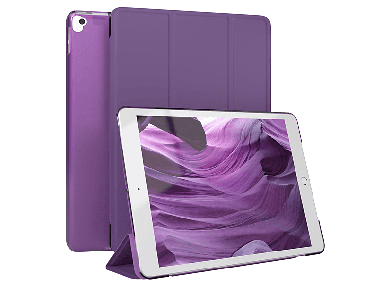 EAZY CASE Smart 7. Apple Tablethülle Kunstleder, / für Case Generation iPad Lila für Bookcover / 8. 9. 10,2