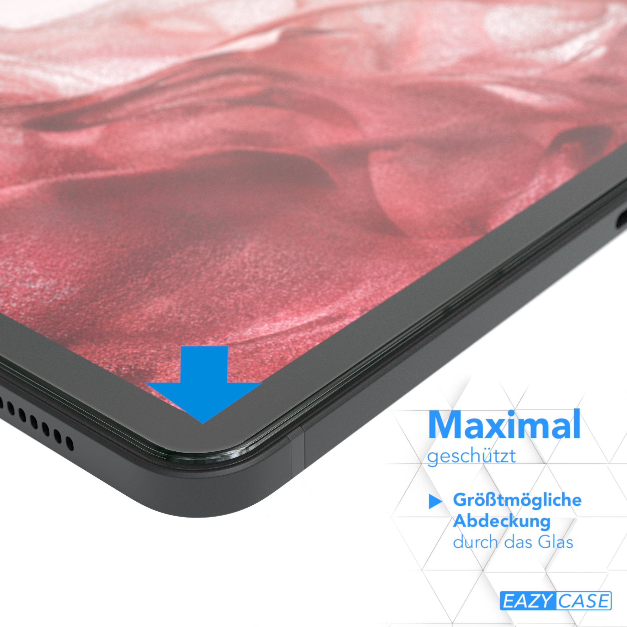 CASE Plus) Galaxy S8 Schutzfolie für Displayschutzglas(für Tab Samsung EAZY Glasfolie Display