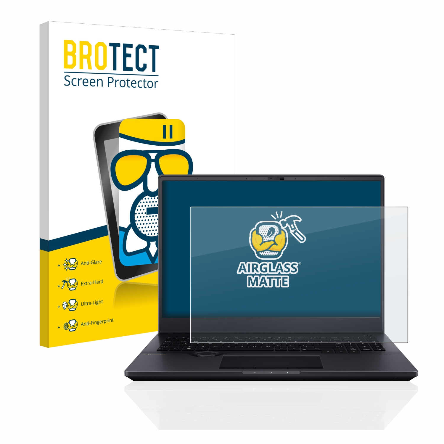 BROTECT Airglass matte Schutzfolie(für 16 ProArt ASUS StudioBook OLED)