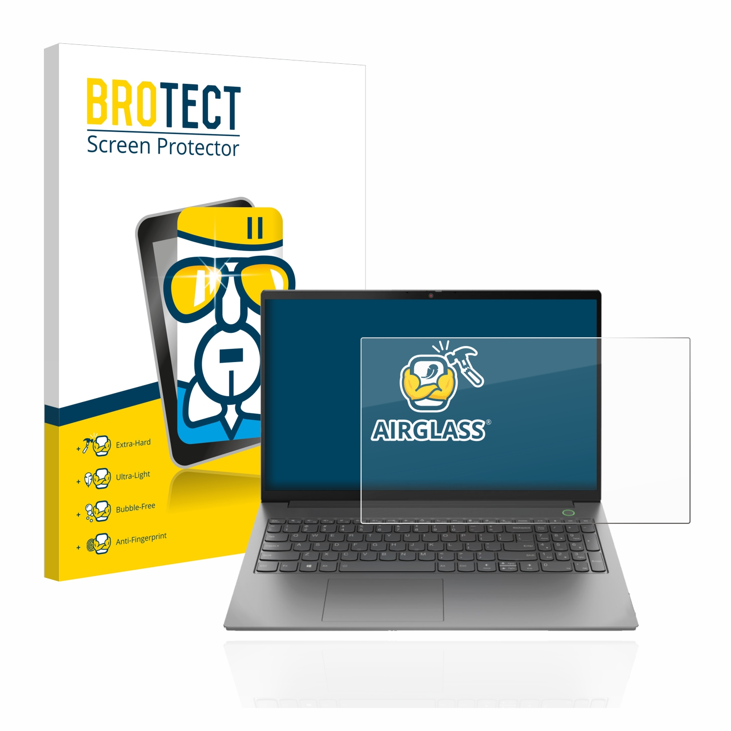 BROTECT Airglass Schutzfolie(für 2 15 Gen ITL) Lenovo ThinkBook klare