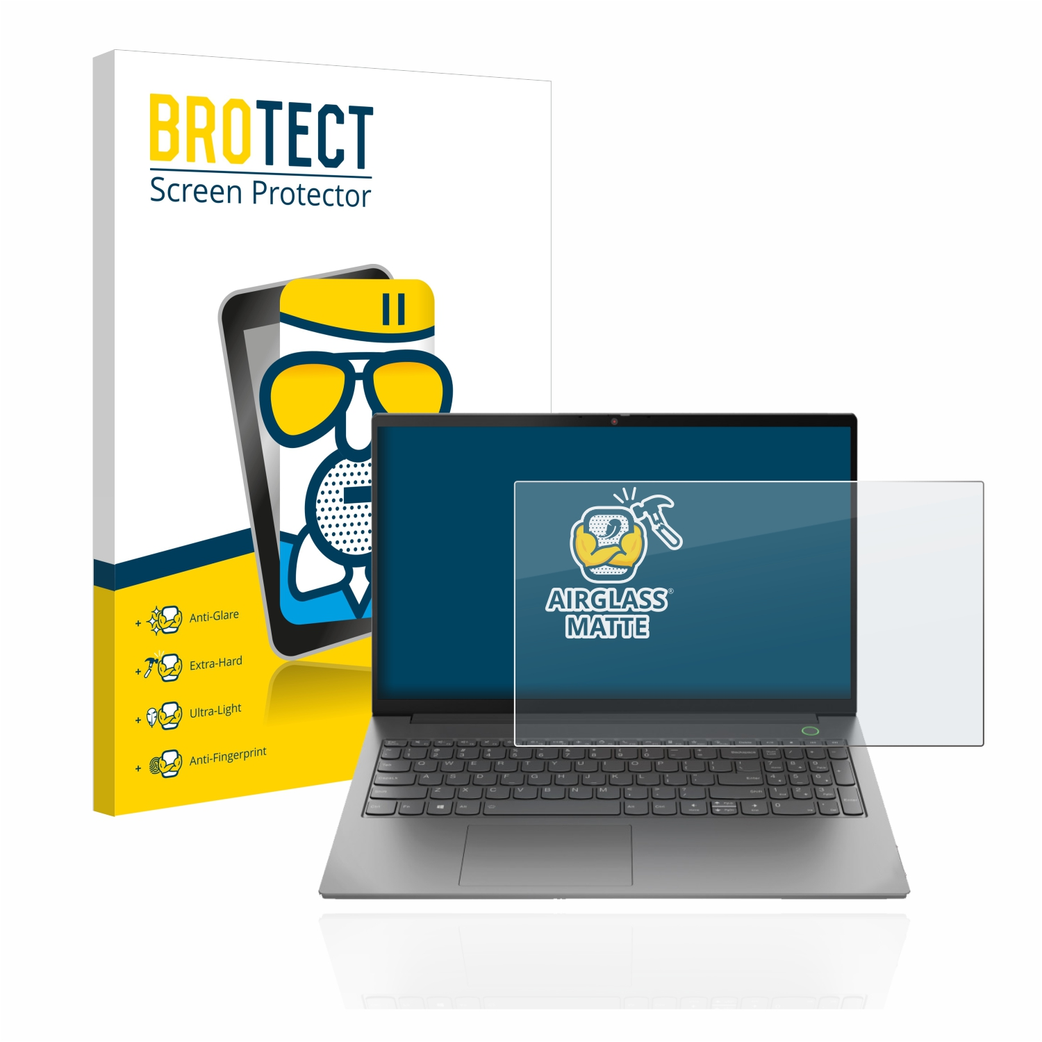 BROTECT Airglass matte Schutzfolie(für Lenovo ThinkBook 2 Gen ITL) 15