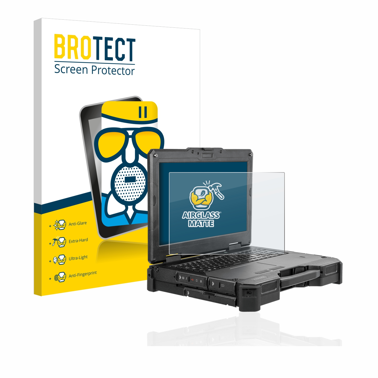 BROTECT /Server Airglass Server RAID) Getac Schutzfolie(für matte X600