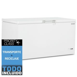 Congelador horizontal - SAUBER SERIE 3-469H A+ AN:1492CM, 454 l, 840 mm, Blanco