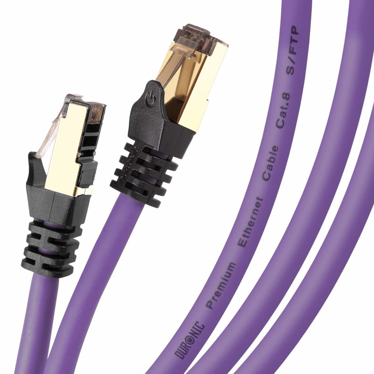 DURONIC CAT8 | Patchkabel Lankabel 3m 3 Konsole, m Router | | Netzwerkkabel, und MB/s PE Ethernetkabel 5.000 RJ45 für