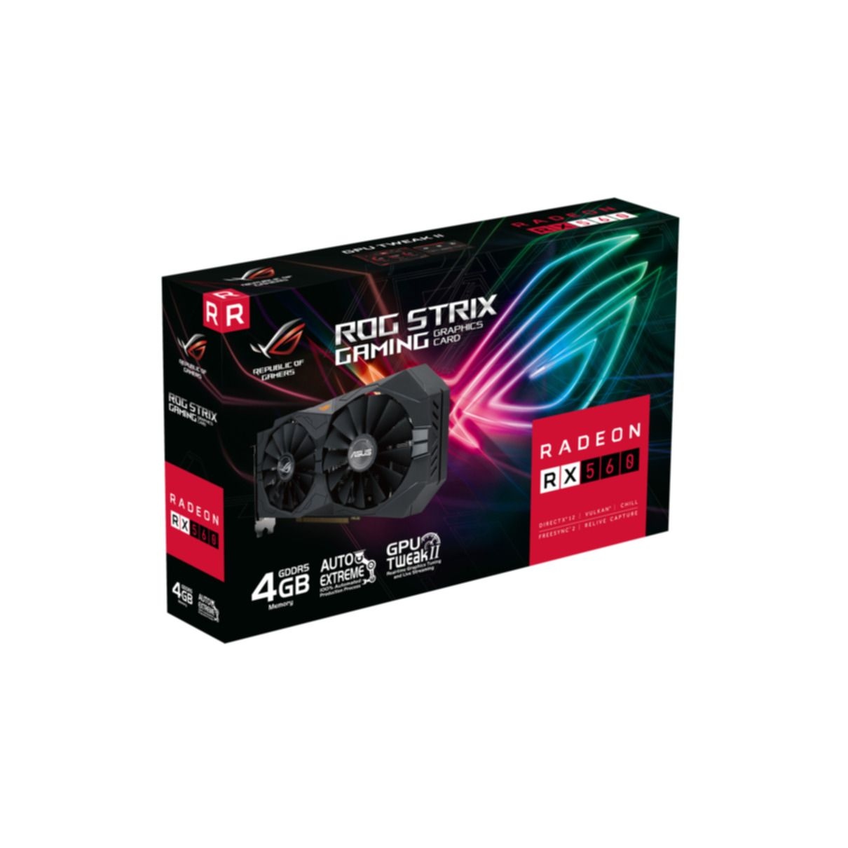 ASUS ROG-STRIX-RX560-4G-V2-GAMING Grafikkarte) (AMD
