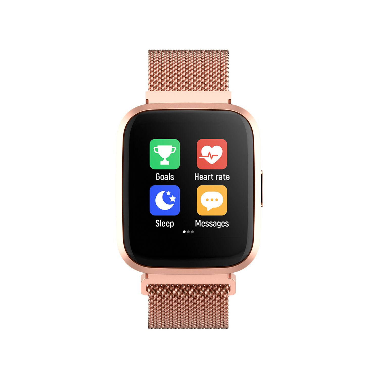 FOREVER SW-310 Smartwatch Silikon, Rosegold