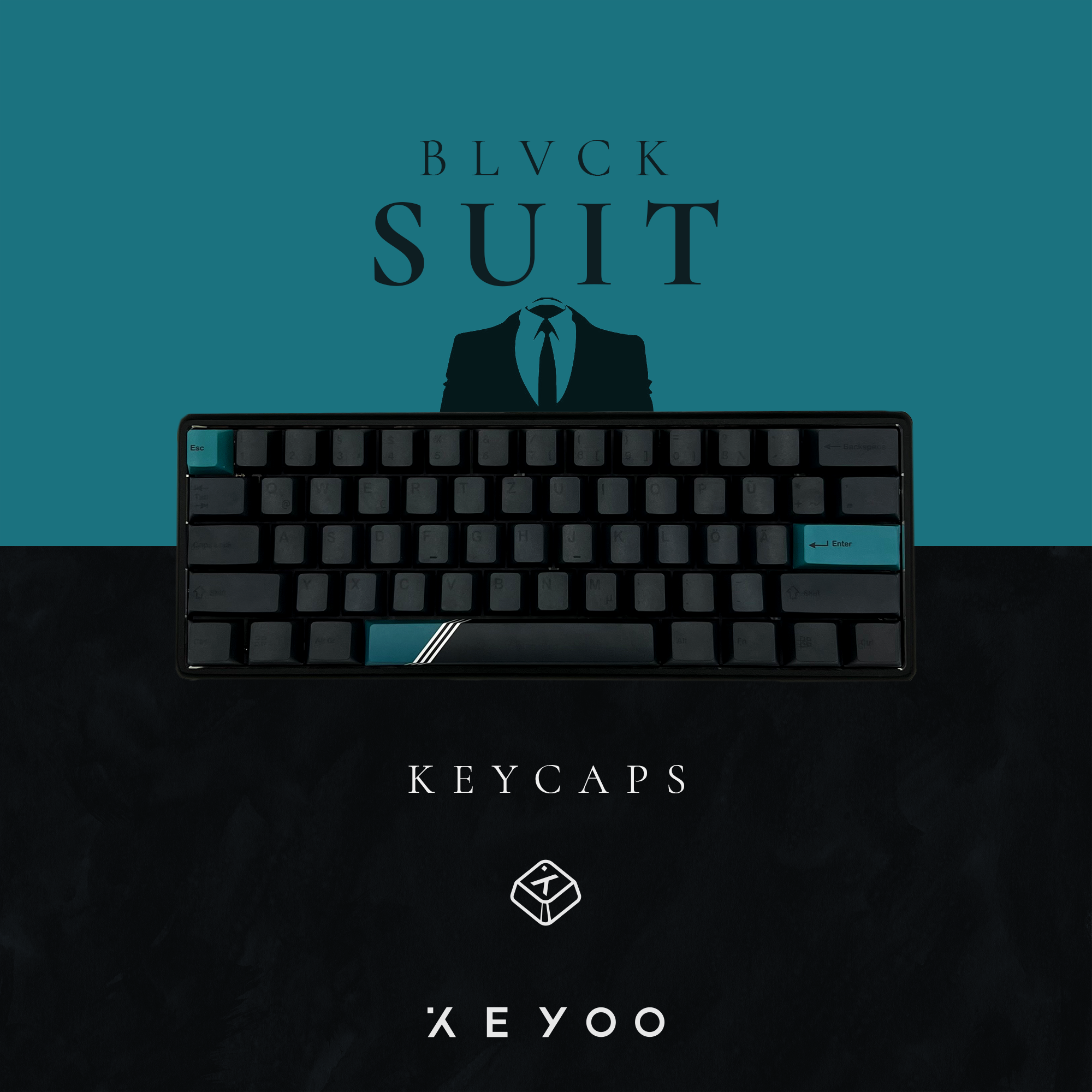 Suit, KEYOO Mechanisch Black Tastaturerweiterung,