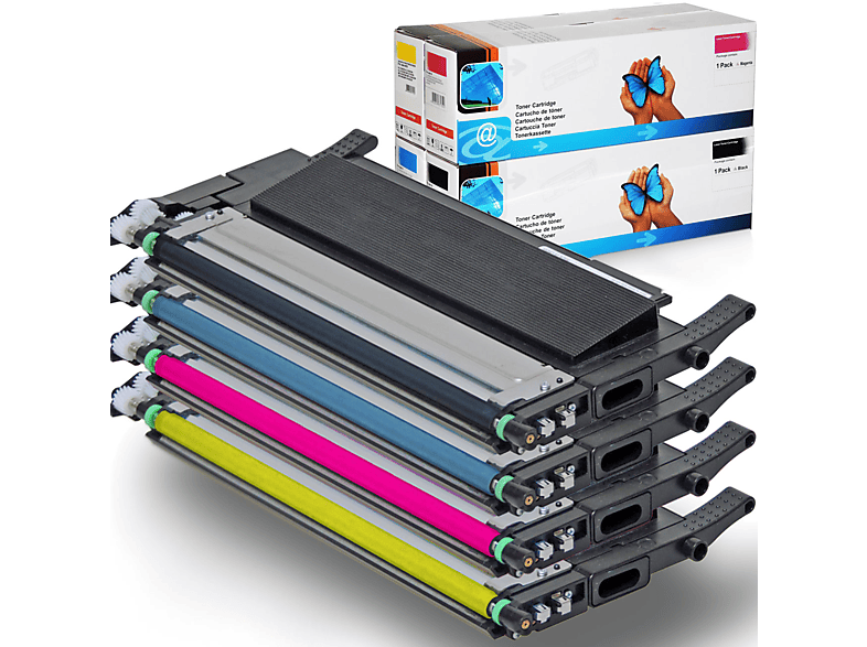D&C Xpress C430 Series Tonerkartusche Multipack 4-Farben (Schwarz, Cyan, Magenta, Gelb) (CLT-P404C)