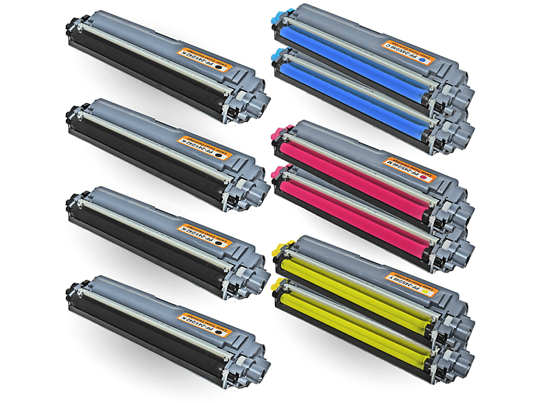 D&C TN-243, TN-247 Tonerkartusche Multipack 10-Farben (4x Schwarz, 2x ...