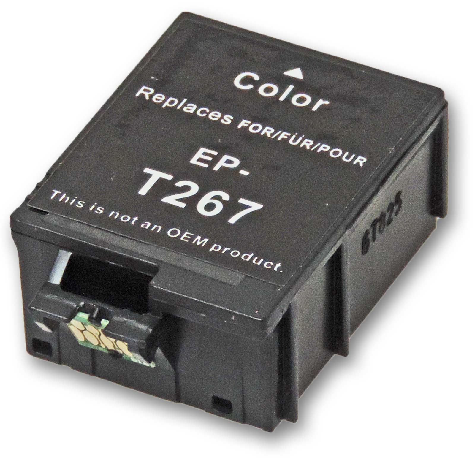 GIGAO T2661, T2670, Globus Tinten Patronen T2661 T2670 266 267 Druckerpatronen kompatibel Multipack 4-Farben (Schwarz, Color (Cyan, Magenta, Gelb)) (T2661, T2670)