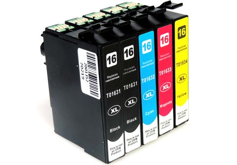D&C 16XL, Füller, T1636, C13T16364010 Tintenpatrone Multipack 5-Farben (2x  Schwarz, 1x Cyan, 1x Magenta, 1x Gelb) (16XL, T1636, C13T16364010) |  MediaMarkt