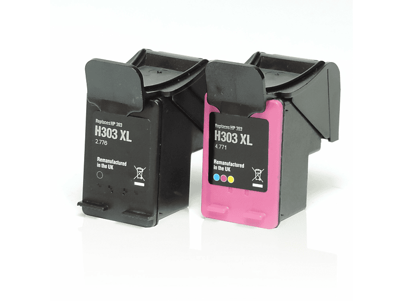 GIGAO 303XL Tintenpatrone Multipack (Cyan, Color Magenta, Gelb)) (303XL) (Schwarz, 4-Farben
