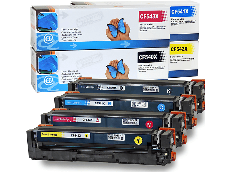 D&C HPMFPM281FDW Tonerkartusche Multipack 4Farben (Schwarz, Cyan