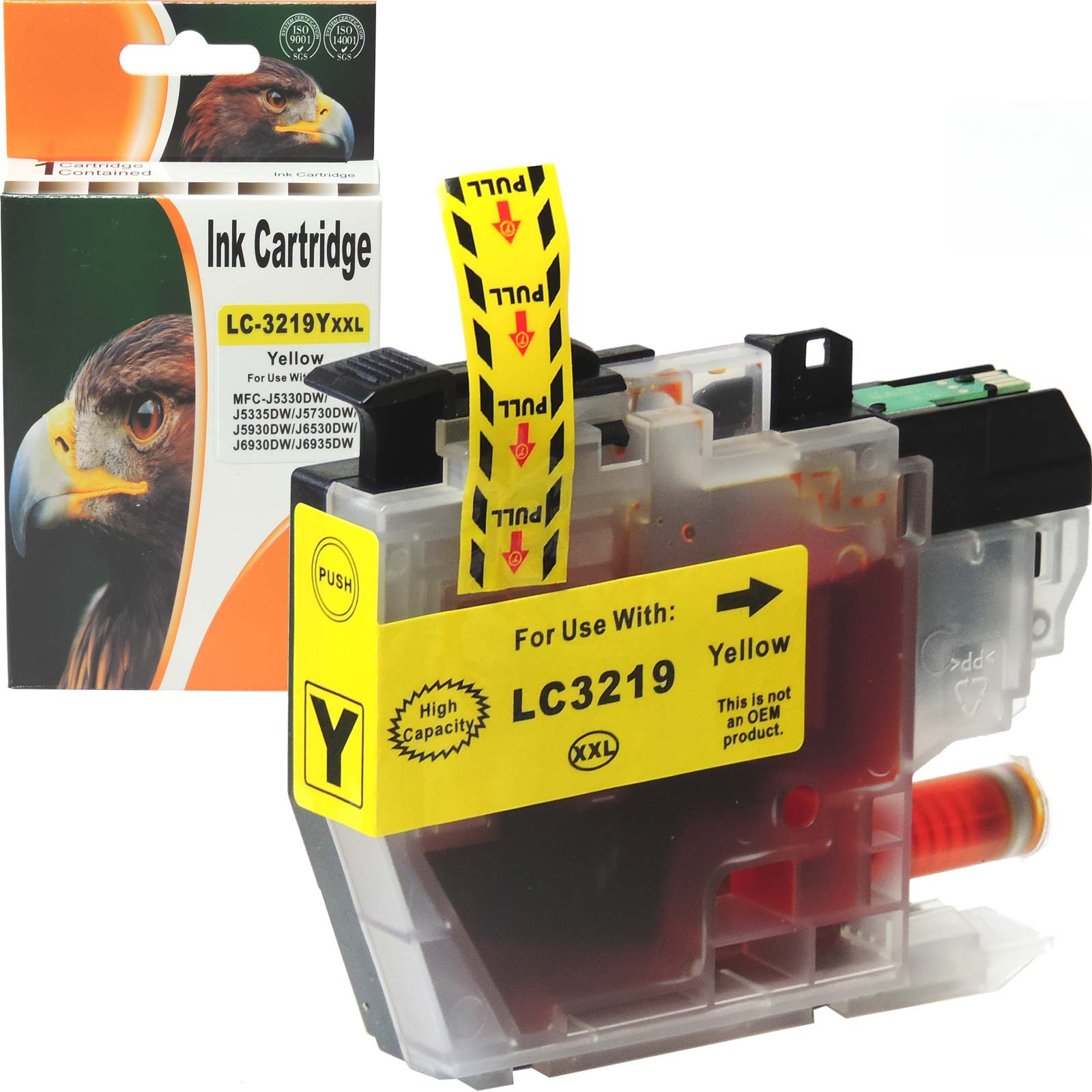 D&C LC-3219 XXL Tintenpatrone Multipack 4-Farben (Schwarz, Cyan, Magenta, Gelb) (LC-3219 XXL)