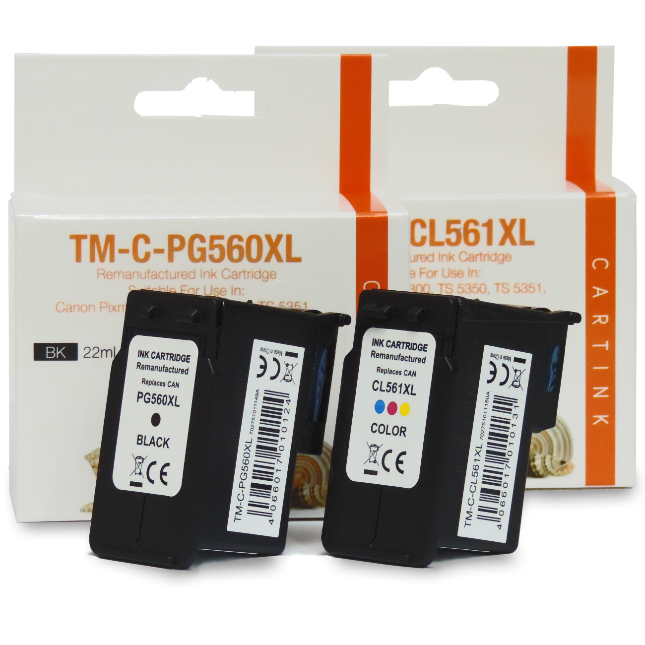 GIGAO PG-560 XXL, Multipack XXL, 3713C001) (PG-560 Magenta, XXL, 4-Farben Tintenpatrone Color (Cyan, Gelb)) CL-561 (Schwarz, XXL, CL-561 3713C001