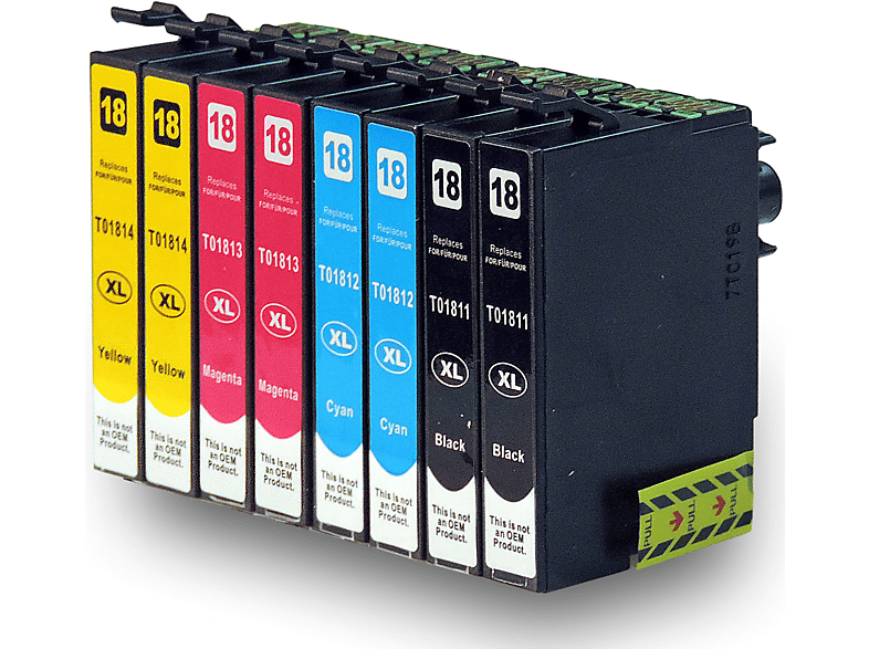 D&C Gänseblümchen, T1816, 18XL, C13T18164010 Tintenpatrone Multipack 10-Farben (4x Schwarz, 2x Cyan, 2x Magenta, 2x Gelb) (T1816, 18XL, C13T18164010) | Tonerkartuschen