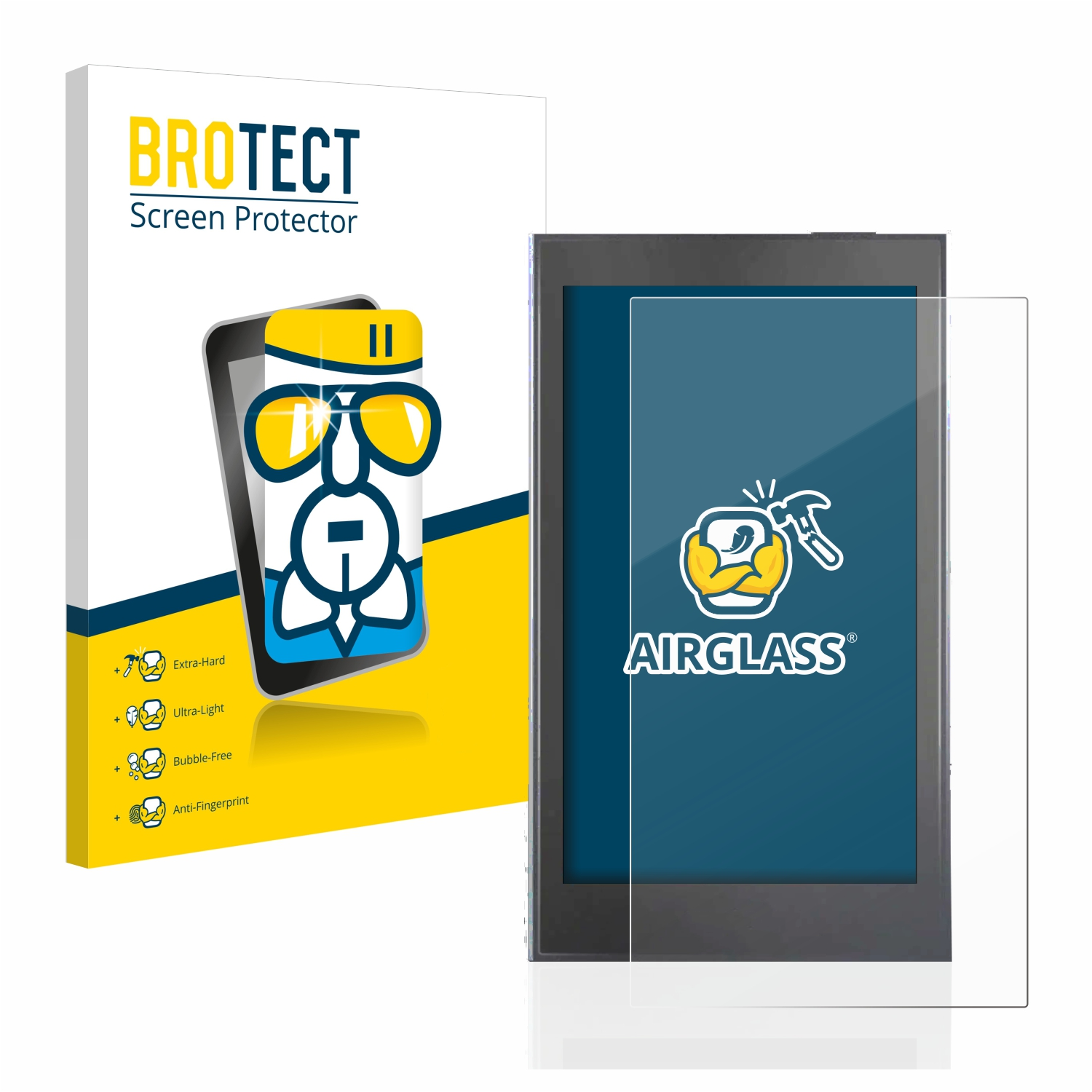 klare BROTECT Schutzfolie(für Airglass Keystone crypto wallet) Essentials