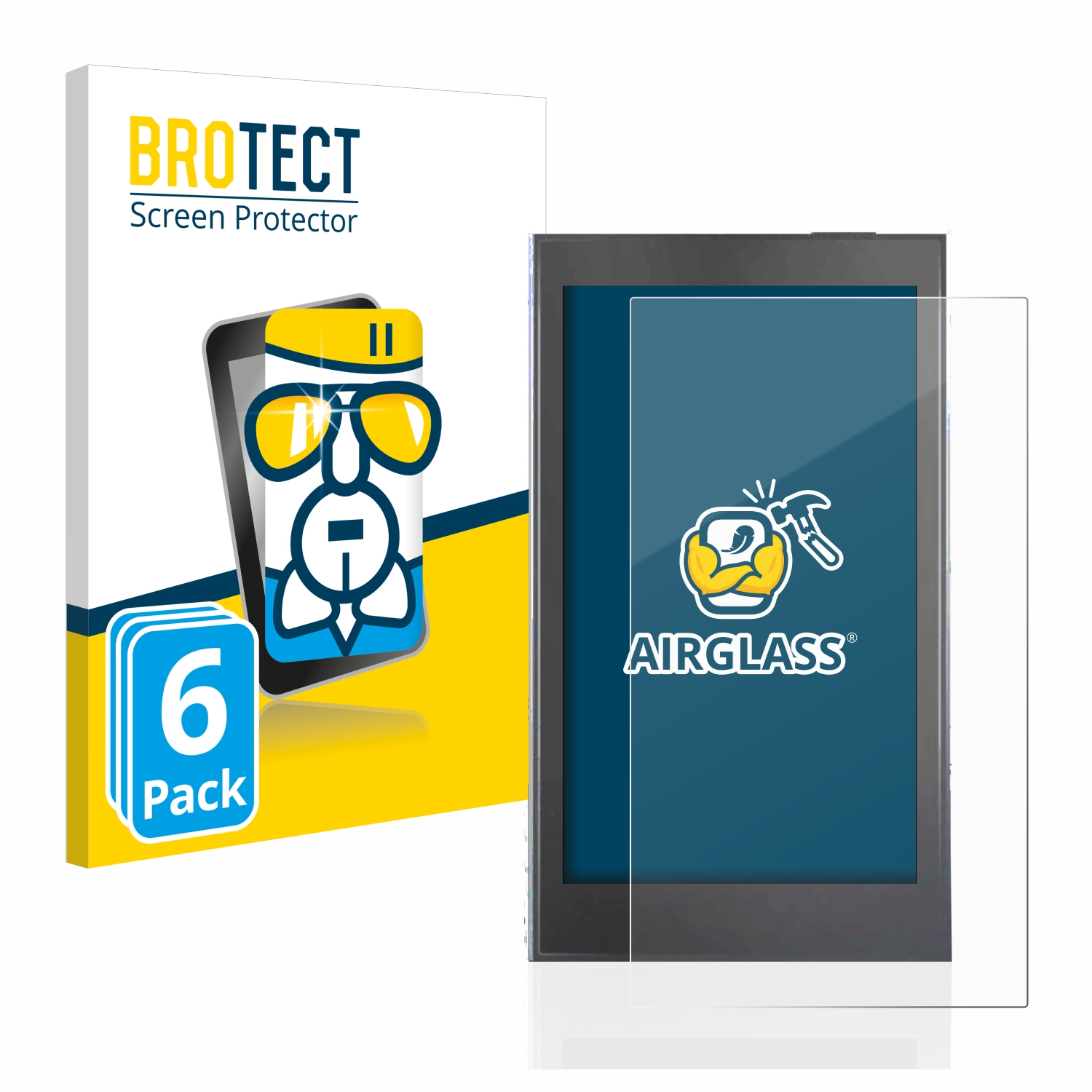 Essentials crypto Keystone 6x wallet) klare Airglass Schutzfolie(für BROTECT