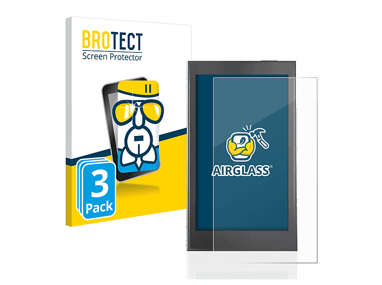 BROTECT 3x Airglass klare Schutzfolie(für Keystone Essentials crypto wallet)