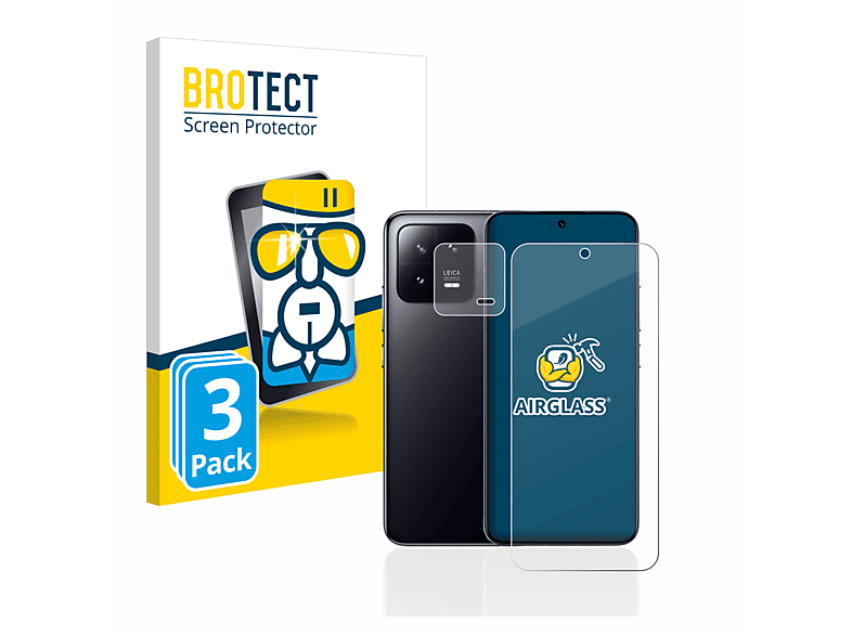 BROTECT 3x Airglass klare Schutzfolie(für Xiaomi 13) | Displayschutzfolien & Gläser