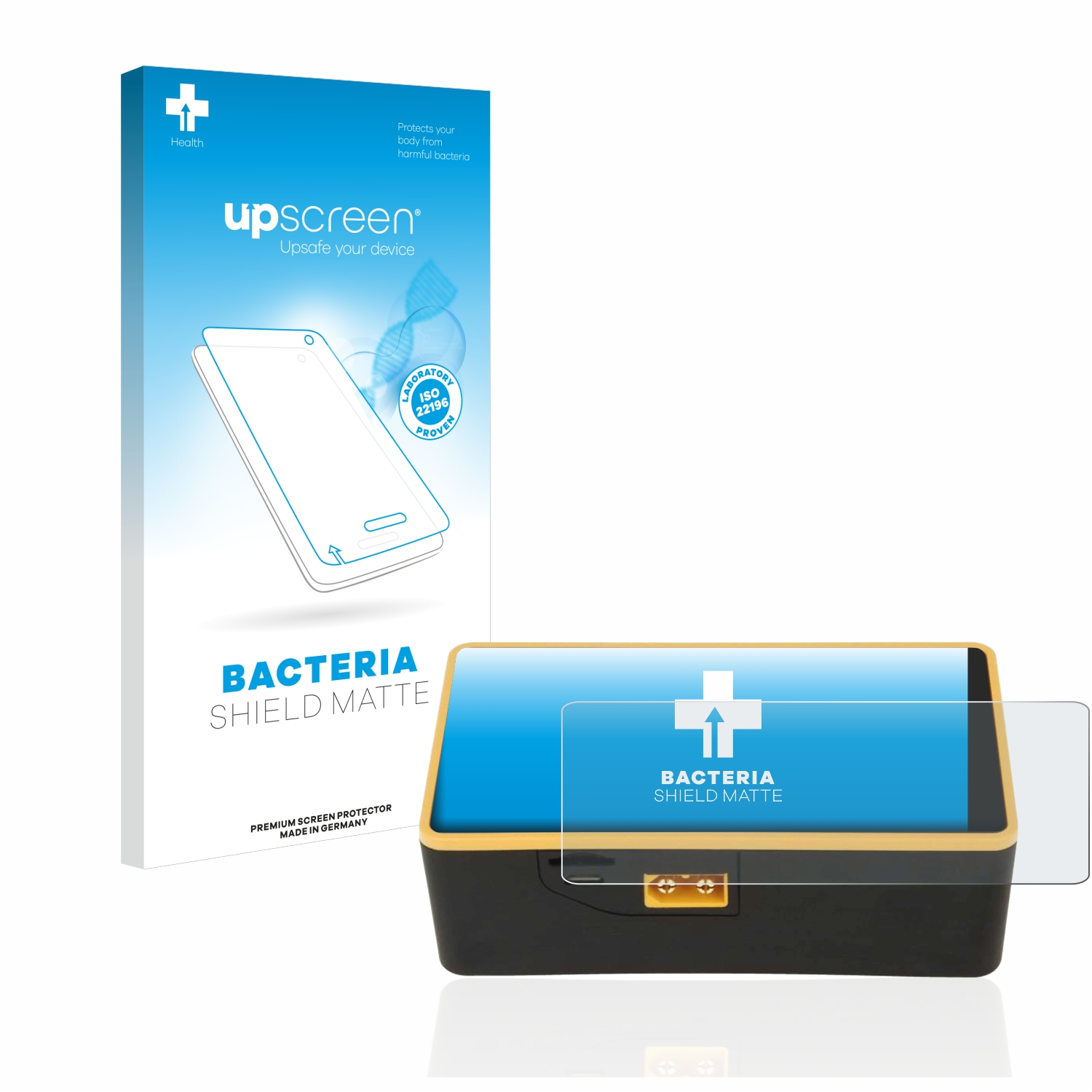 iCharger X12) Schutzfolie(für Junsi antibakteriell entspiegelt matte UPSCREEN