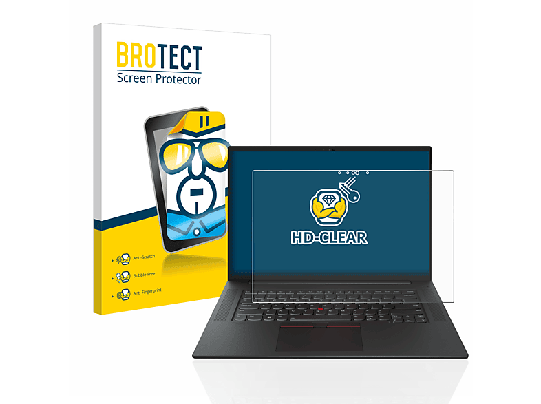 BROTECT klare Schutzfolie(für Lenovo ThinkPad P1 Gen 5 16\