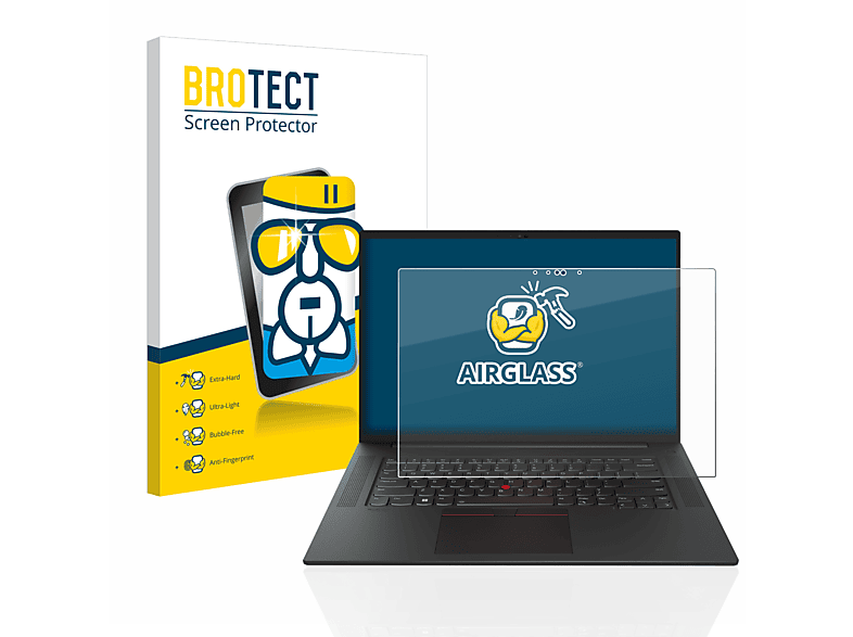 BROTECT Airglass klare Schutzfolie(für Lenovo ThinkPad P1 Gen 5 16\