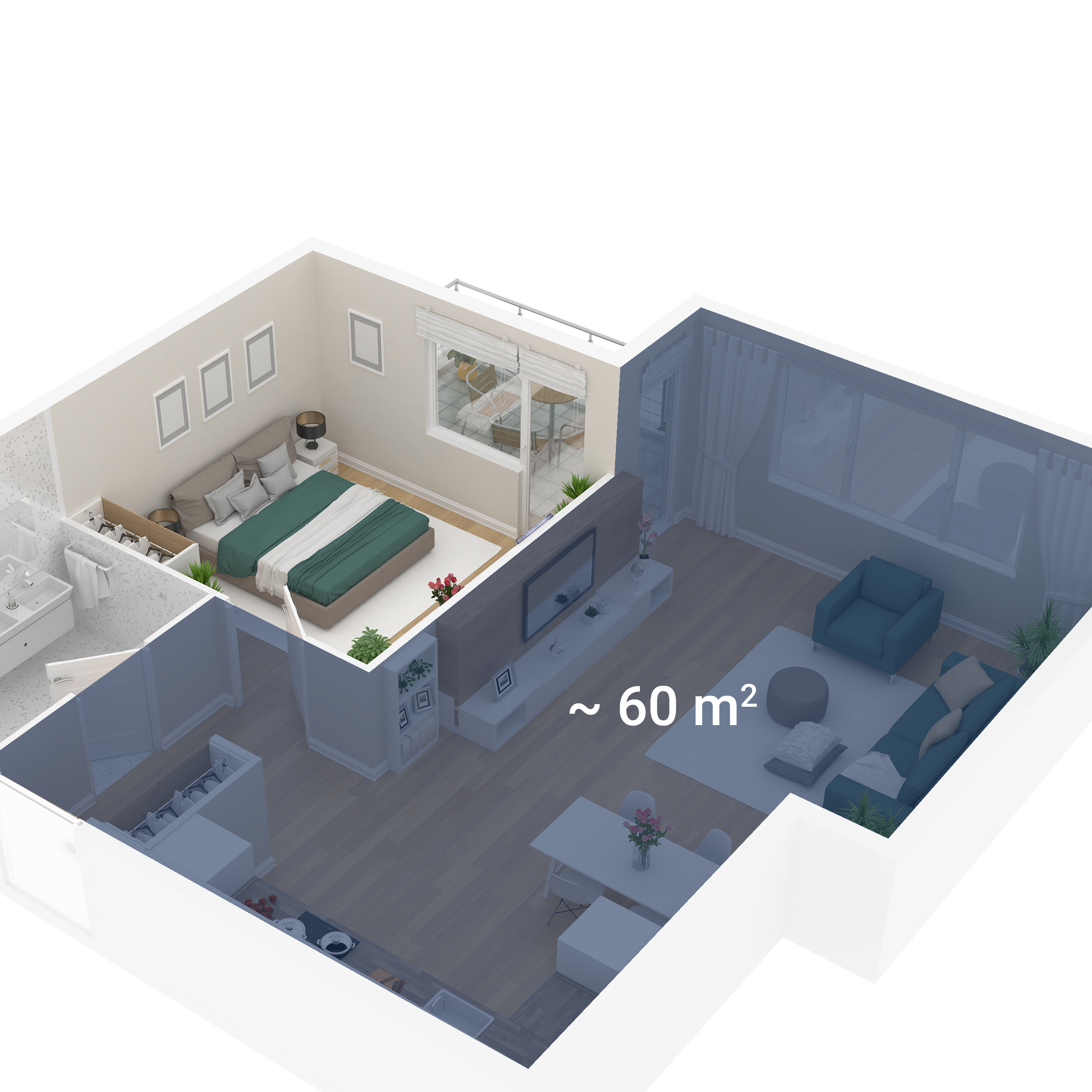 SUNTEC CoolFixx 60 Eco m², Raumgröße: 3.5 EEK: (Max. Klimagerät Mobiles Weiß R290 A)